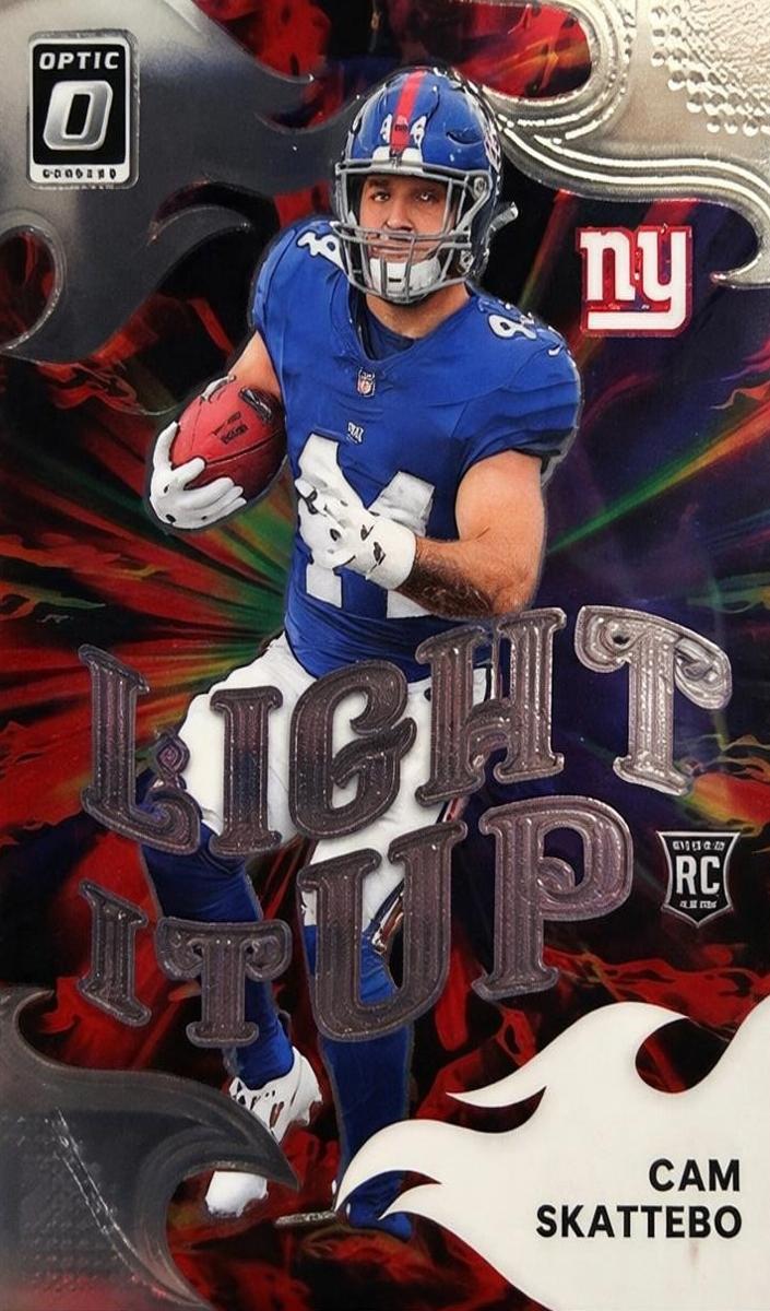 2025 Donruss Optic Football Cam Skattebo #5 RAW Ungraded