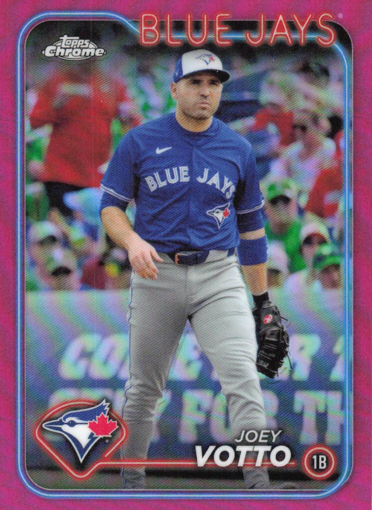 2024 Topps Chrome Baseball Pink Joey Votto #171