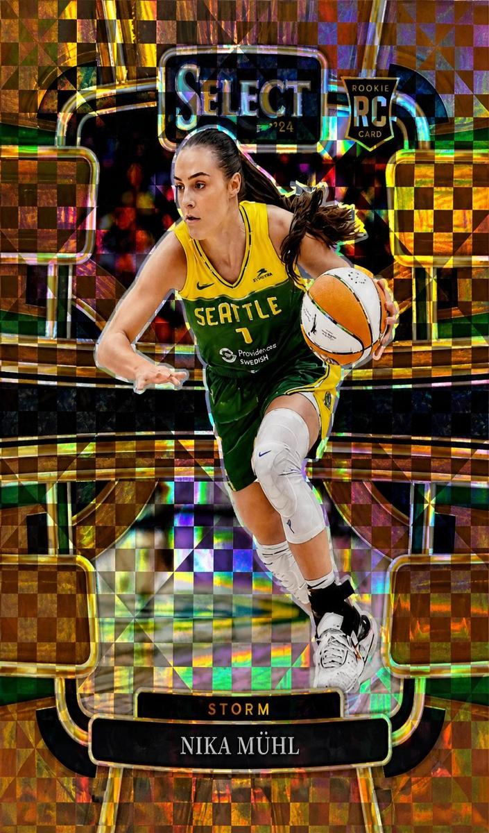 2024 Panini Select WNBA Basketball Bronze Checker Nika Muhl #27