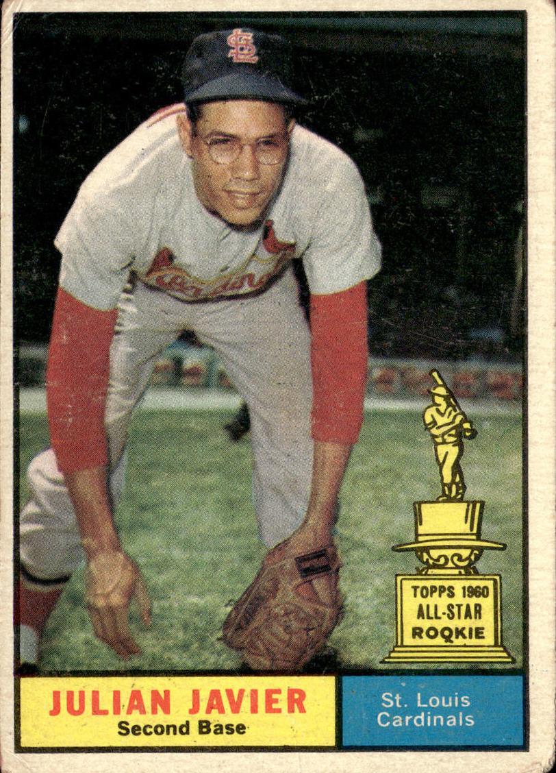 1961 Topps Baseball Julian Javier #148 PSA 6