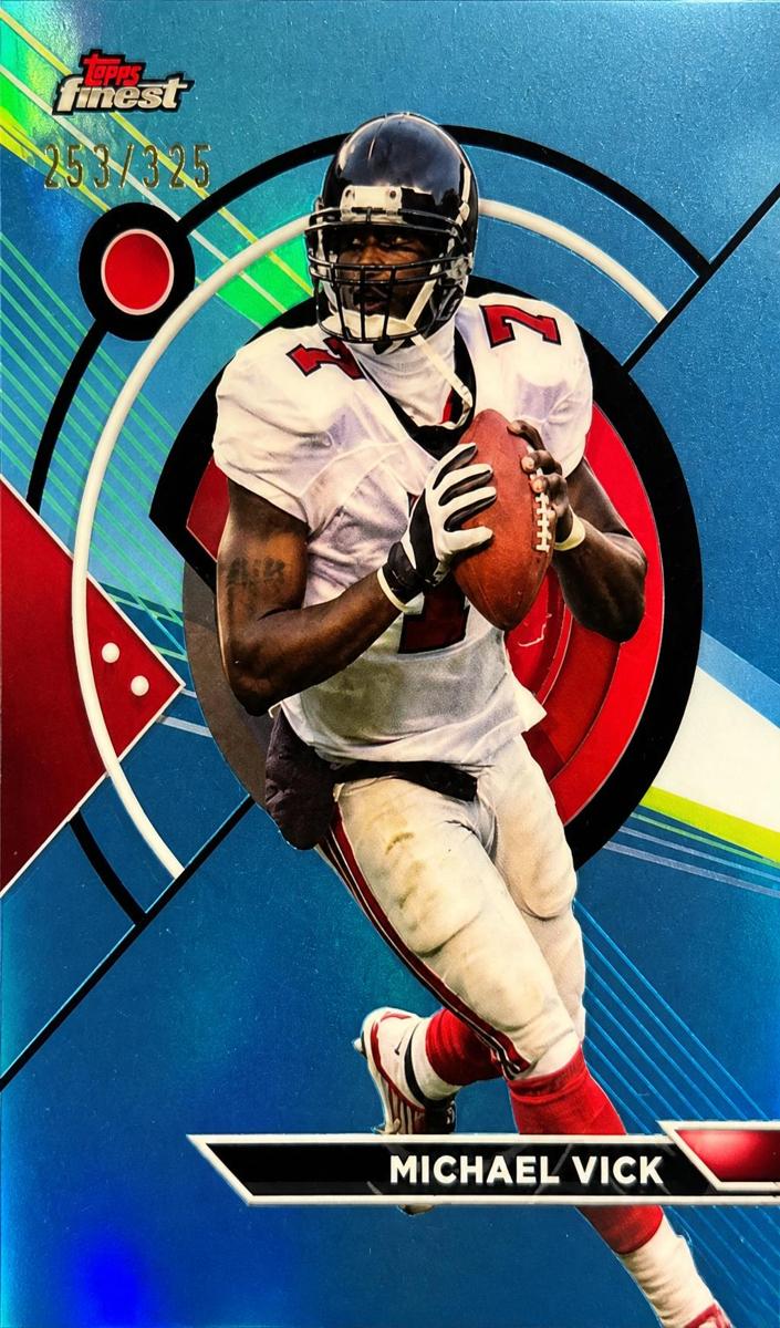 2023 Topps Composite Football Sky Blue Refractor Michael Vick #152