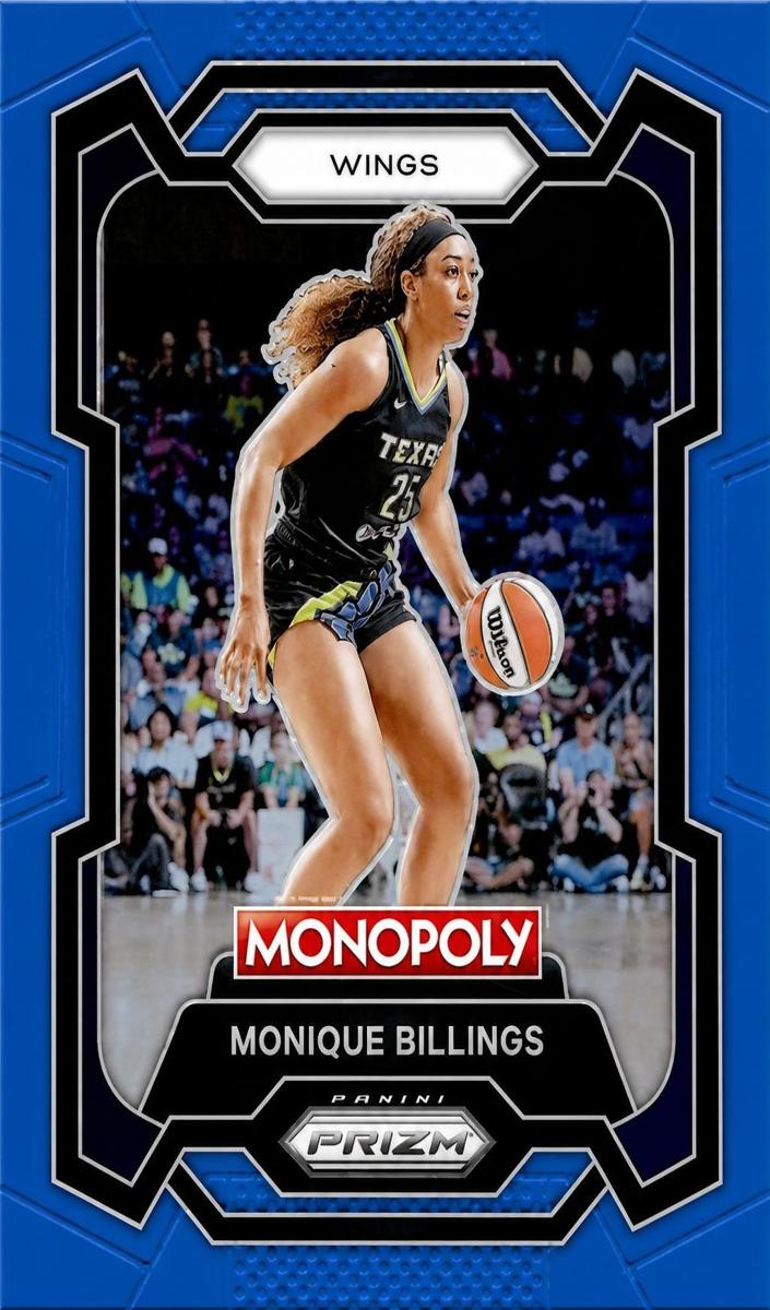 2024 Panini Prizm Monopoly WNBA Basketball Boardwalk Blue Monique Billings #19 PSA 10