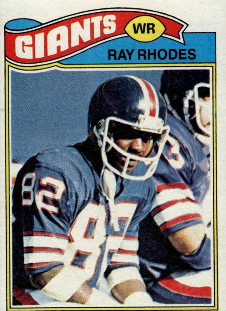 1977 Topps Mexican Football Ray Rhodes #98 PSA 7