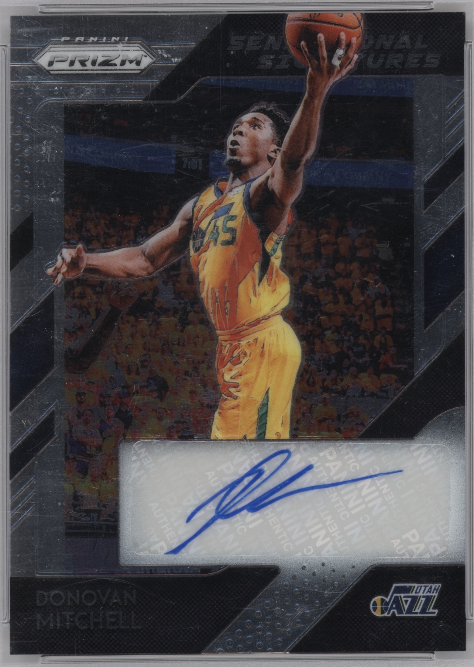 2018 Panini Prizm Basketball Donovan Mitchell #SS-DML PSA 9