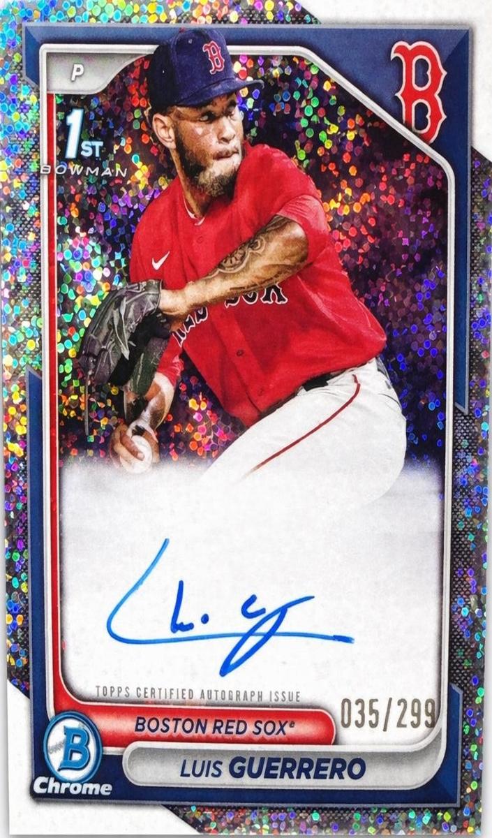 2024 Bowman Chrome Baseball Speckle Luis Guerrero #CPA-LG