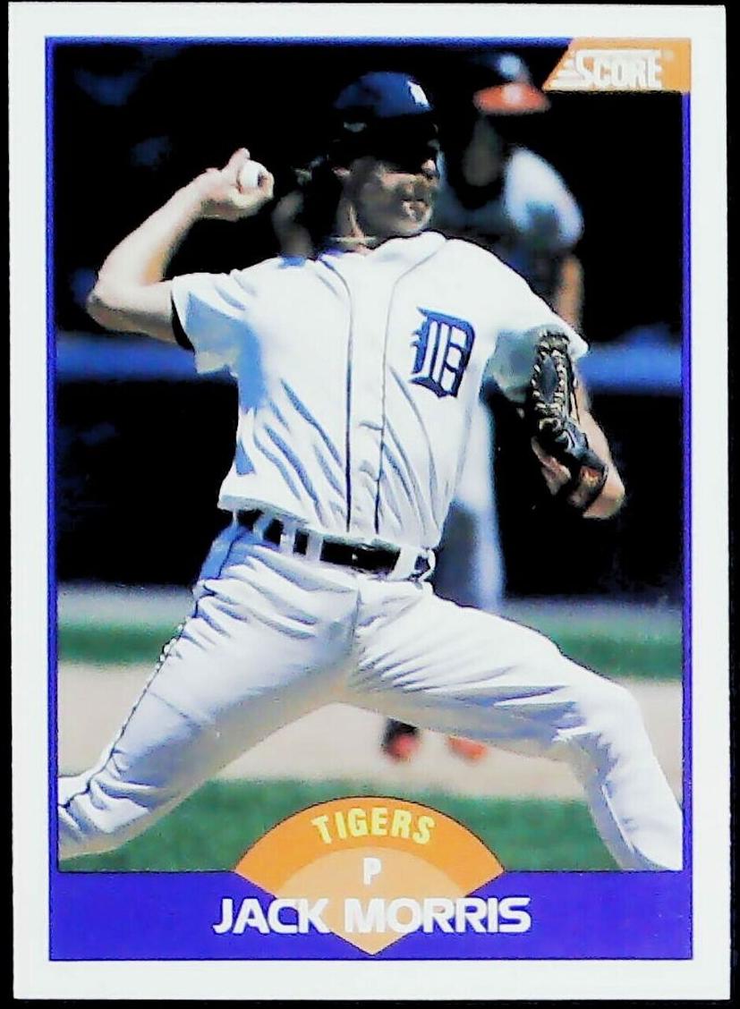 1989 Score Baseball Jack Morris #250 PSA 10