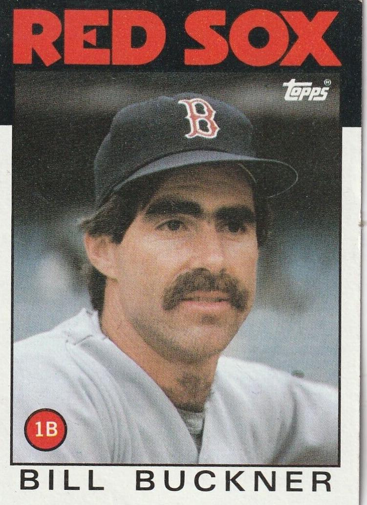 1986 Topps Baseball Bill Buckner #443