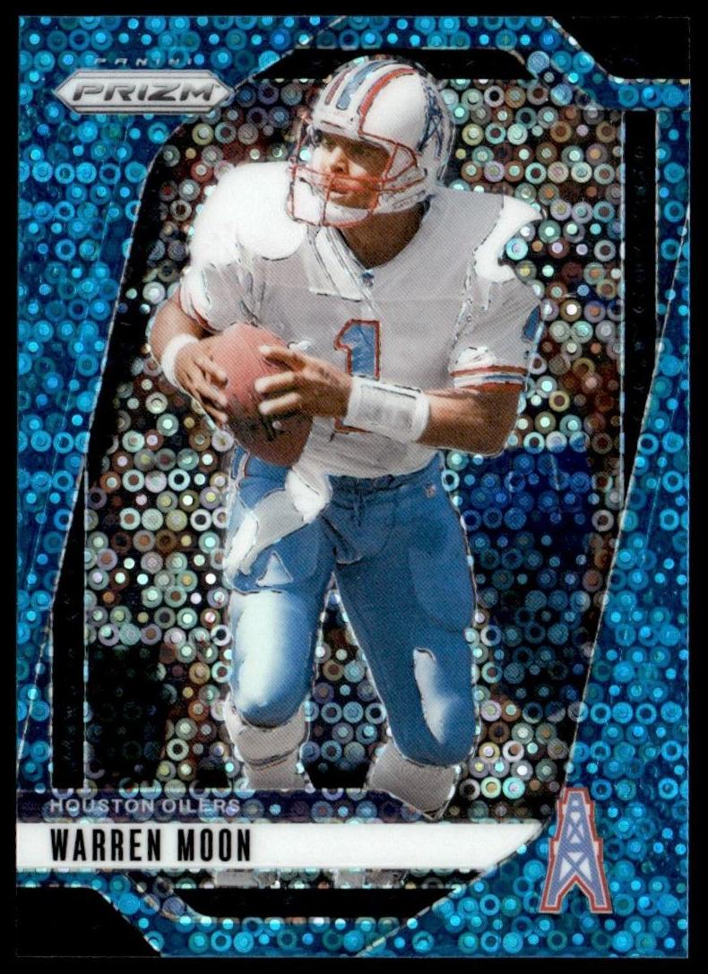 2024 Panini Prizm Football No Huddle Blue Warren Moon #298