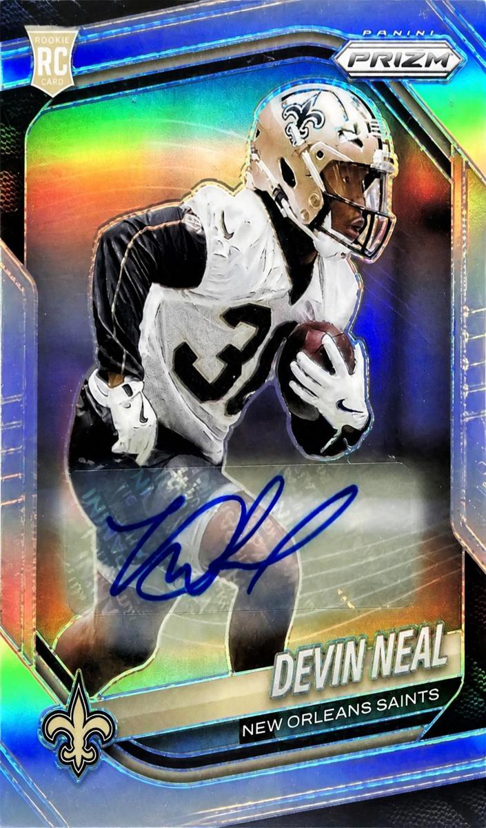 2025 Panini Prizm Football Silver Devin Neal #393