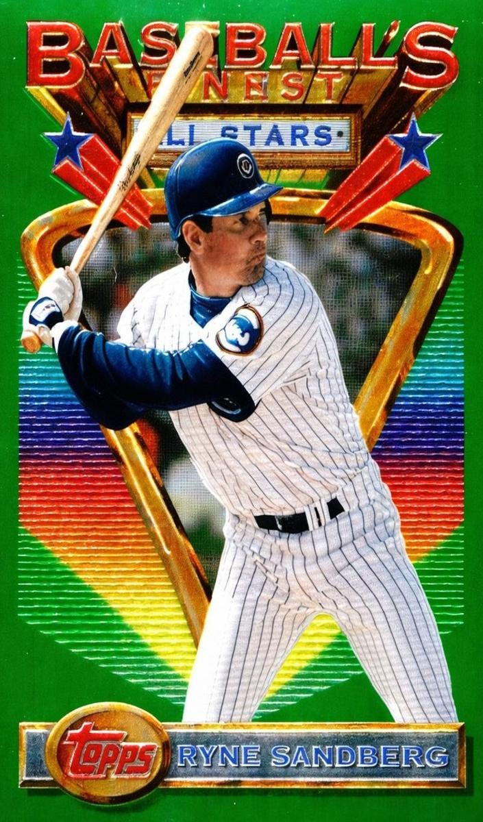 1993 Topps Finest Baseball All-Star Ryne Sandberg #105 PSA 9