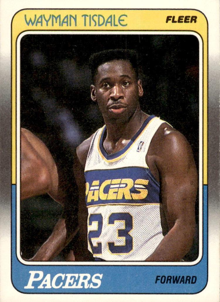 1988 Fleer Basketball Wayman Tisdale #60 PSA 9