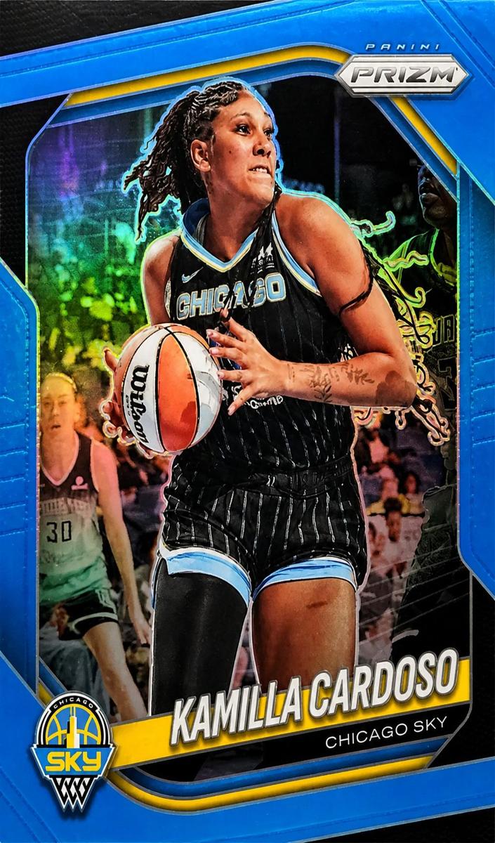 2025 Panini Prizm WNBA Basketball Carolina Blue Kamilla Cardoso #89