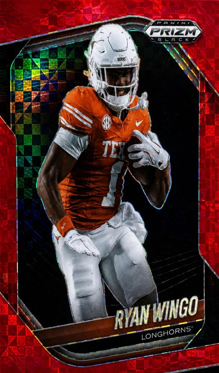 2025 Panini Prizm Black Football Red Power Ryan Wingo #176