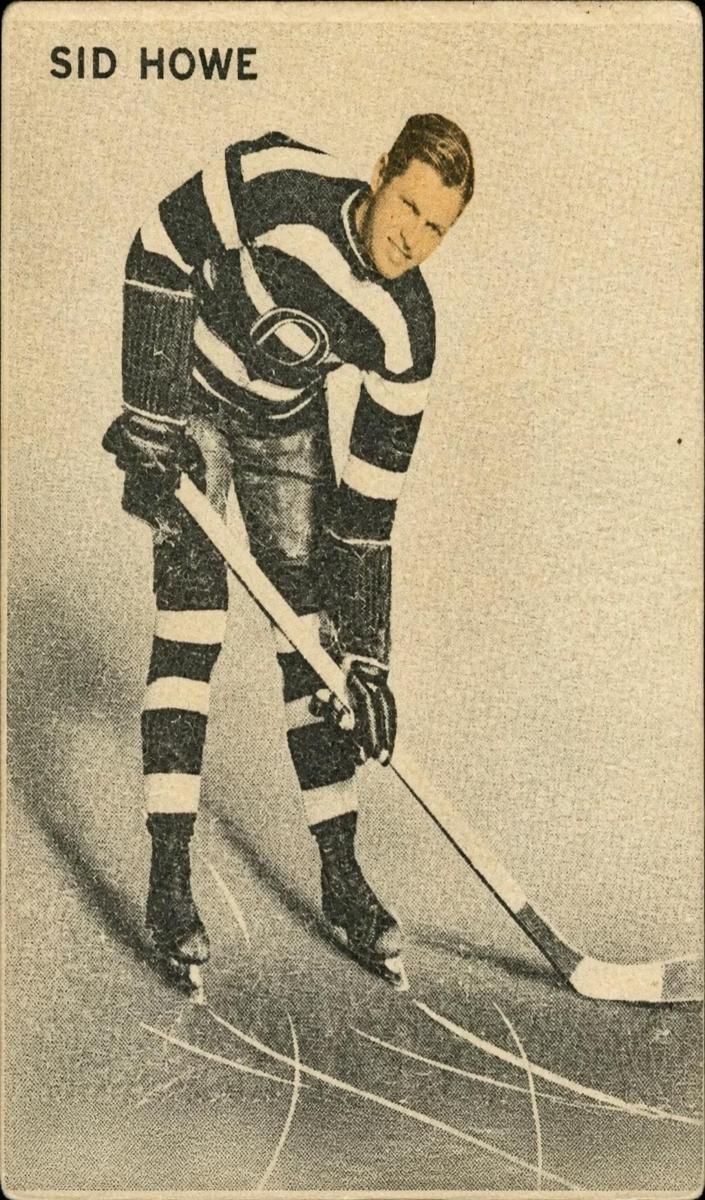 1933 World Wide Gum Ice Kings V357 Hockey Sid Howe #72 PSA 3