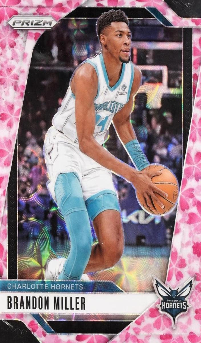 2024 Panini Prizm Basketball Choice Cherry Blossom Brandon Miller #109 PSA 9