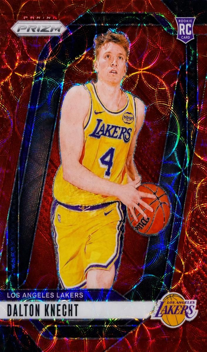 2024 Panini Prizm Basketball Choice Red Dalton Knecht #238 PSA 9
