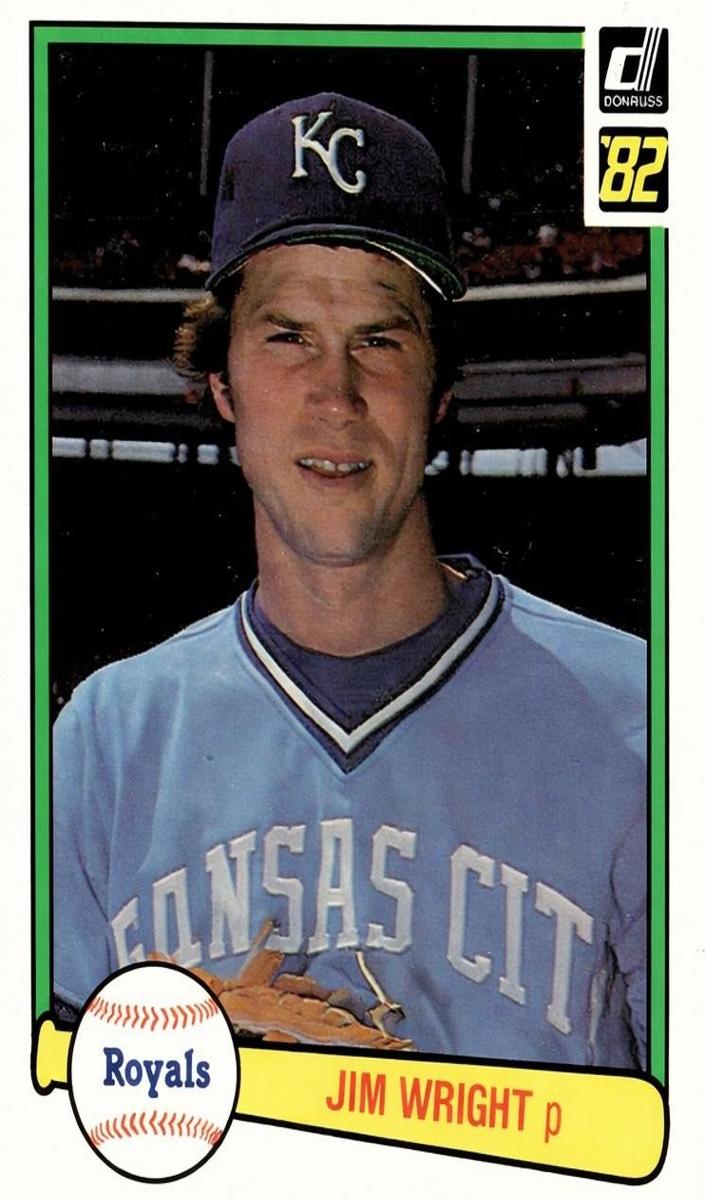 1982 Donruss Baseball Jim Wright #490