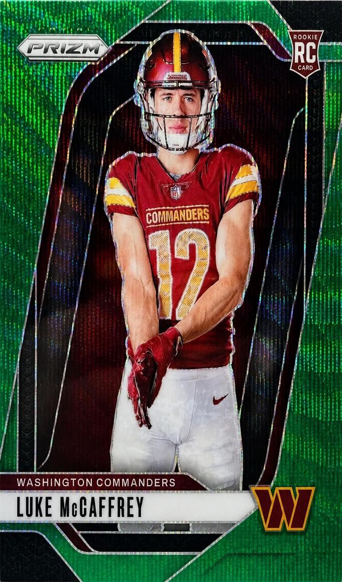 2024 Panini Prizm Football Green Wave Luke McCaffrey #26