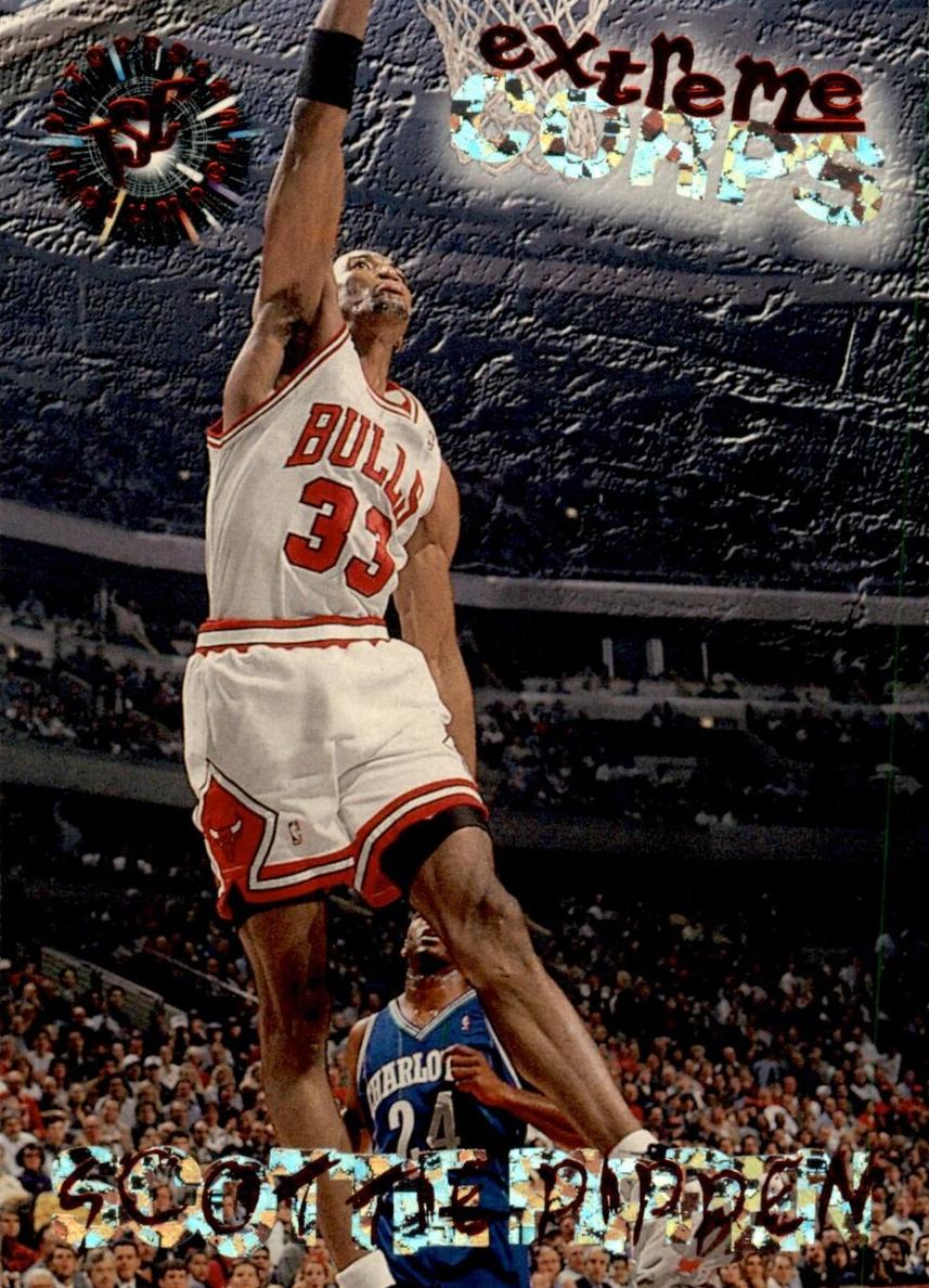 1995 Topps Stadium Club Basketball Scottie Pippen #104 PSA 9