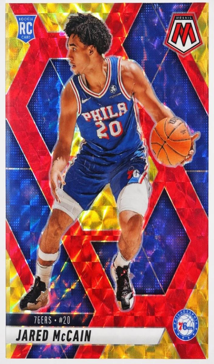 2024 Panini Mosaic Basketball Choice Fusion Red and Yellow Jared McCain #228