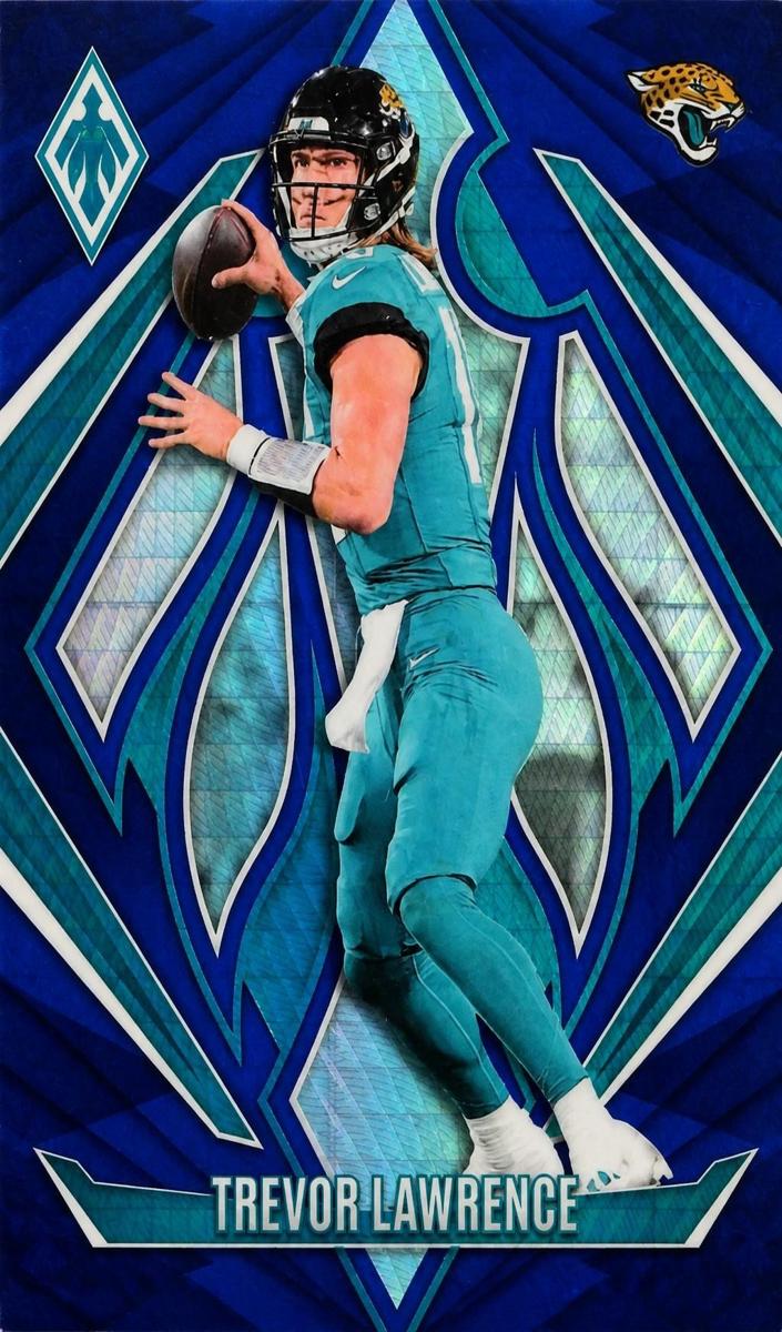 2024 Panini Phoenix Football Blue Hyper Trevor Lawrence #137