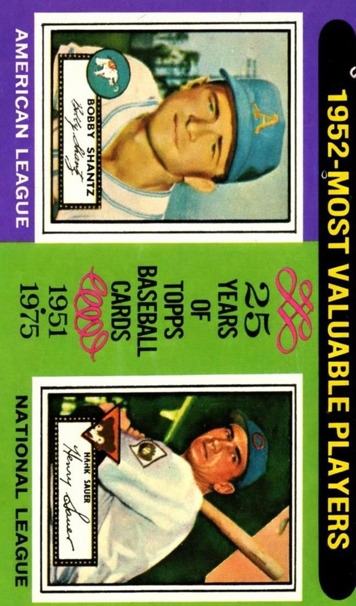 1975 Topps Mini Baseball 1952 MVP's #190