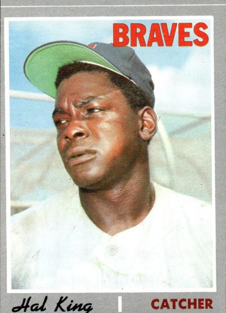 1970 Topps Baseball Hal King #327 PSA 8.5