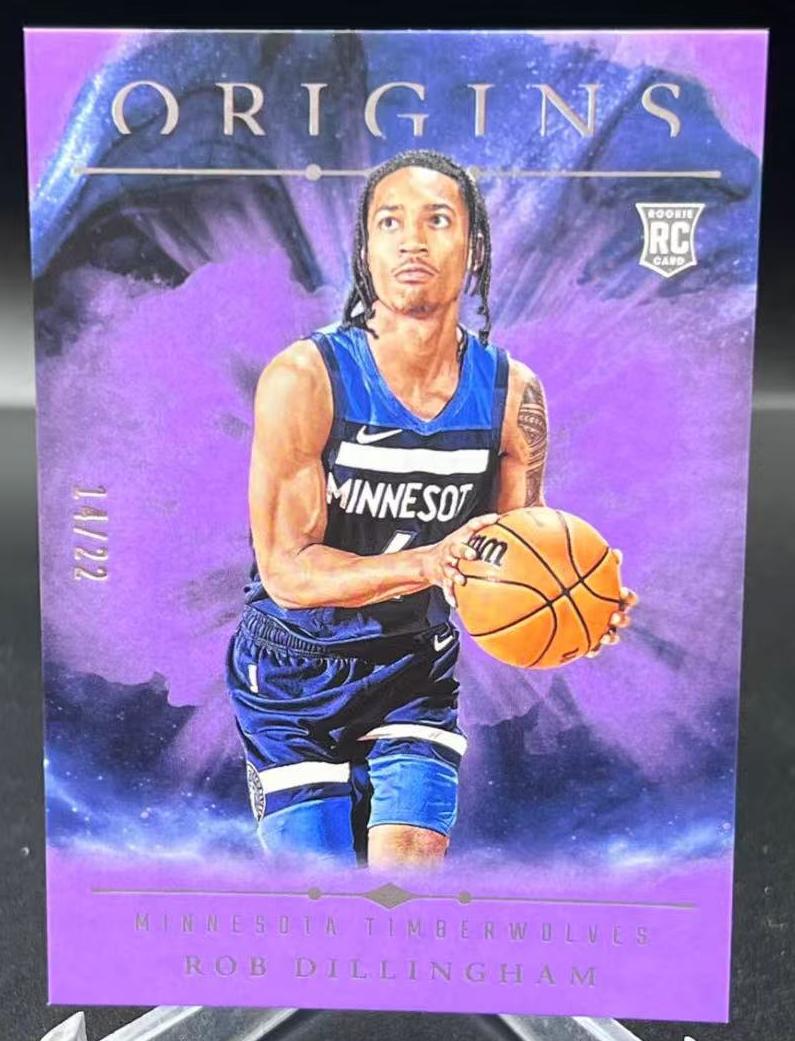 2024 Panini Origins Basketball Purple FOTL Rob Dillingham #76