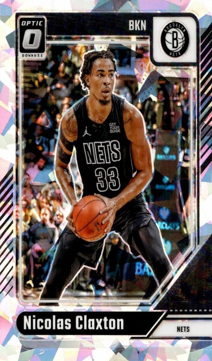 2024 Donruss Optic Basketball Cracked Ice Nicolas Claxton #170