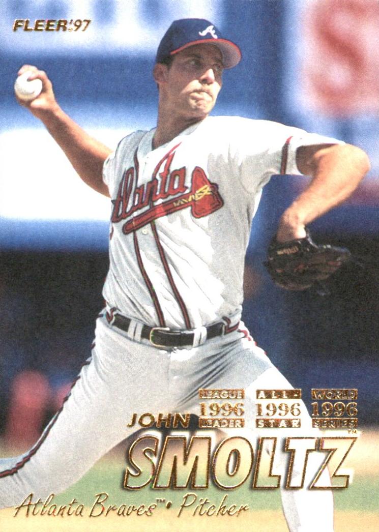 1997 Fleer Baseball John Smoltz #269 PSA 9