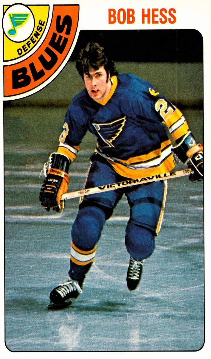 1978 O-Pee-Chee Hockey Bob Hess #358 PSA 8
