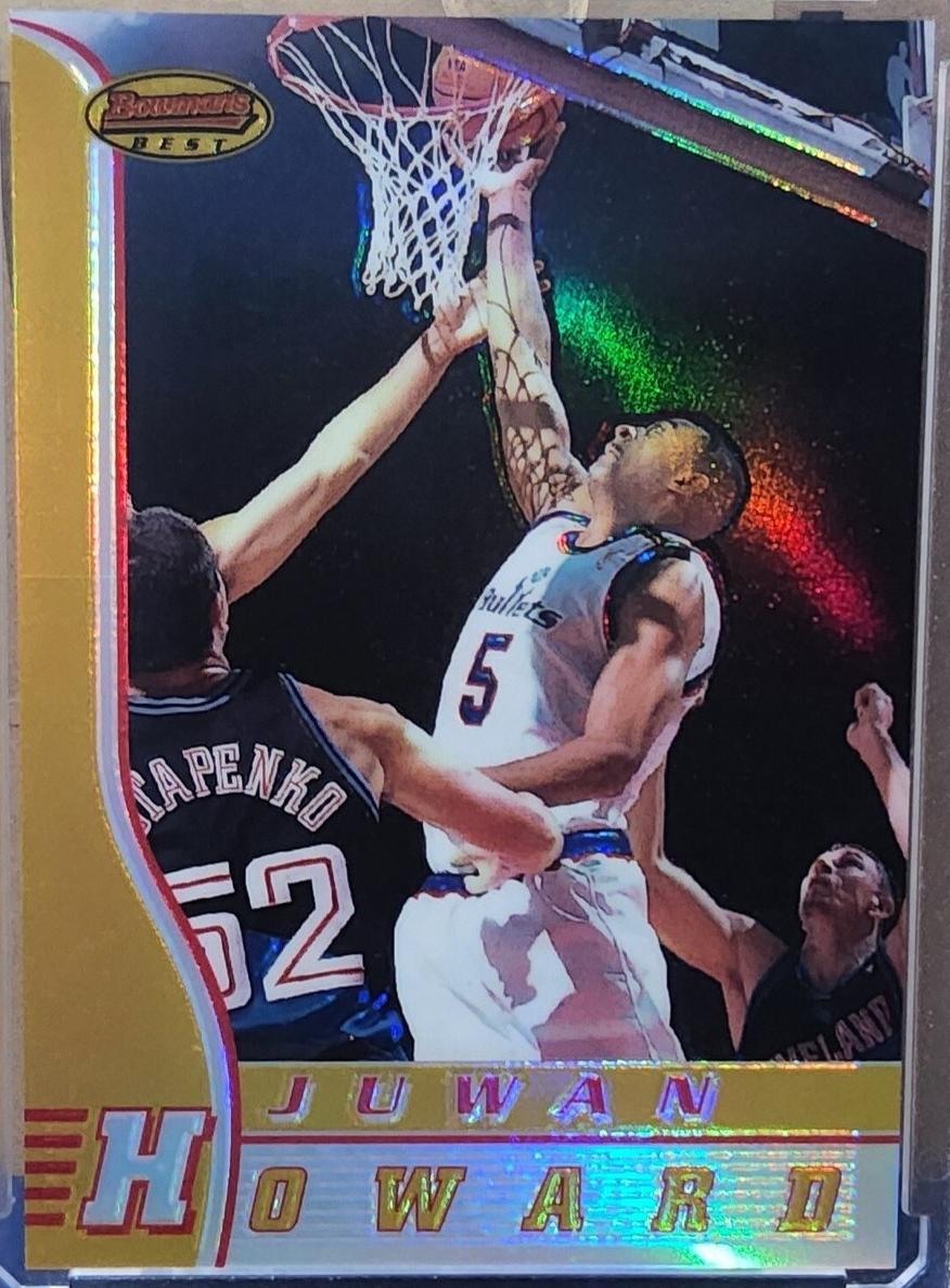 1996 Bowman's Best Basketball Refractor Juwan Howard #33