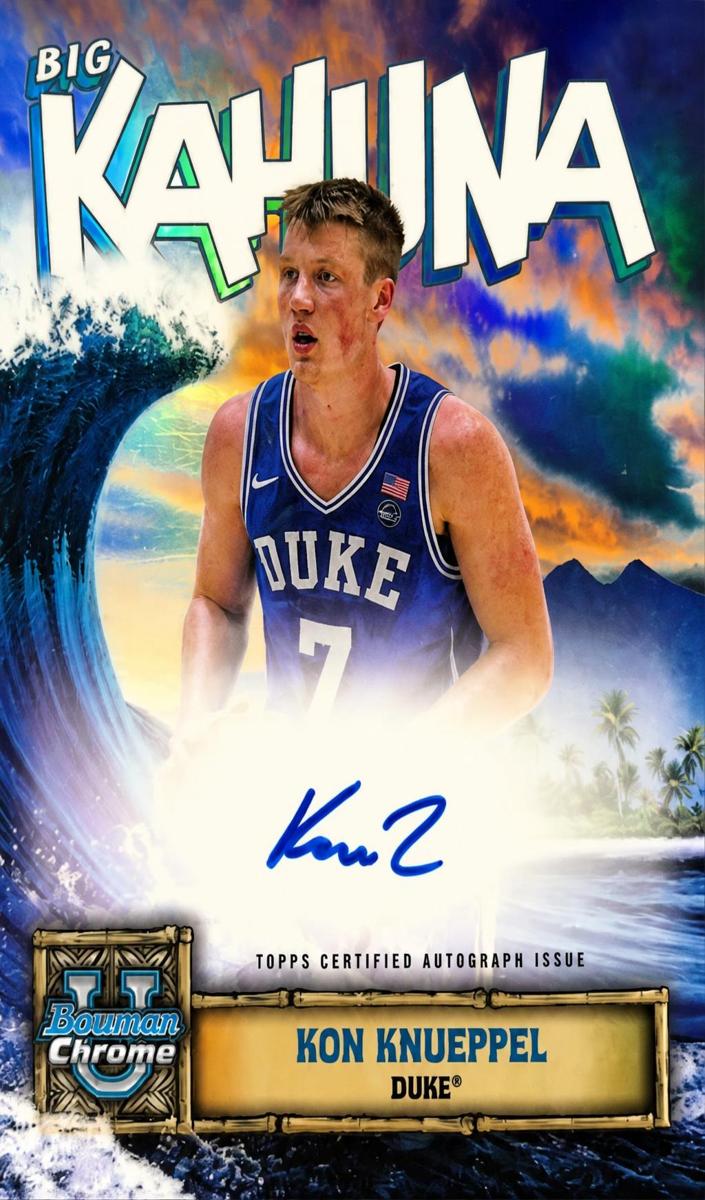 2024 Bowman Chrome University Basketball Kon Knueppel #BKA-KK PSA 9