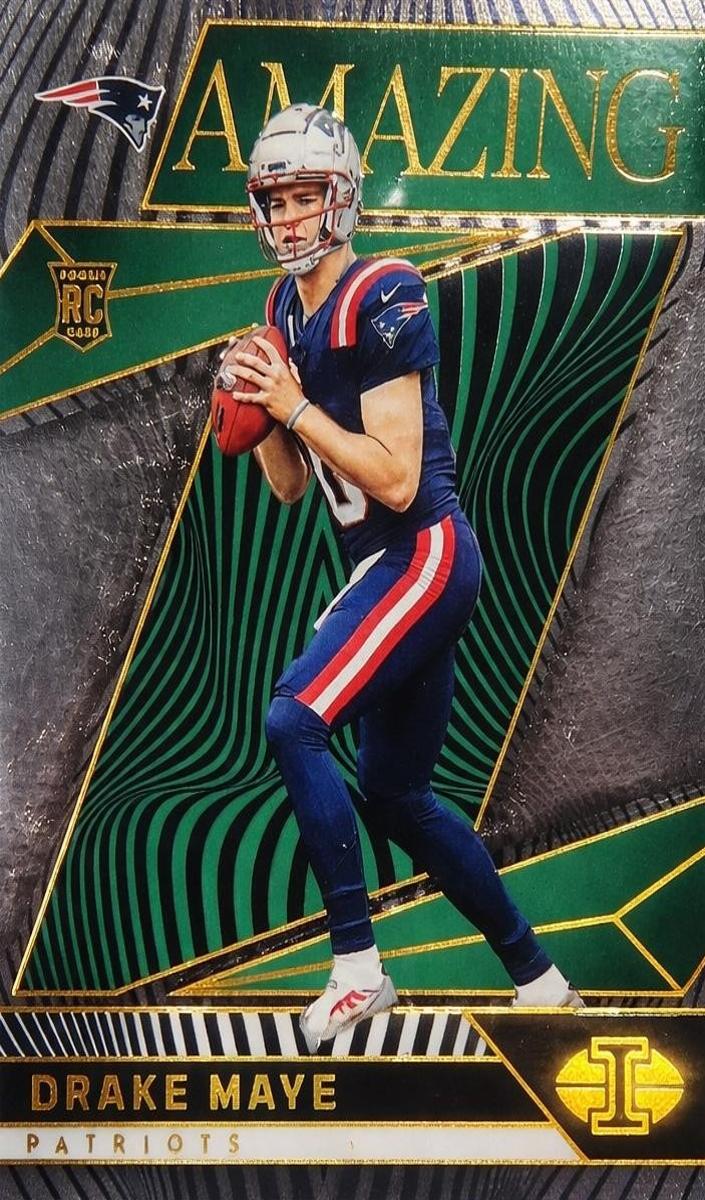 2024 Panini Illusions Football Green Drake Maye #2