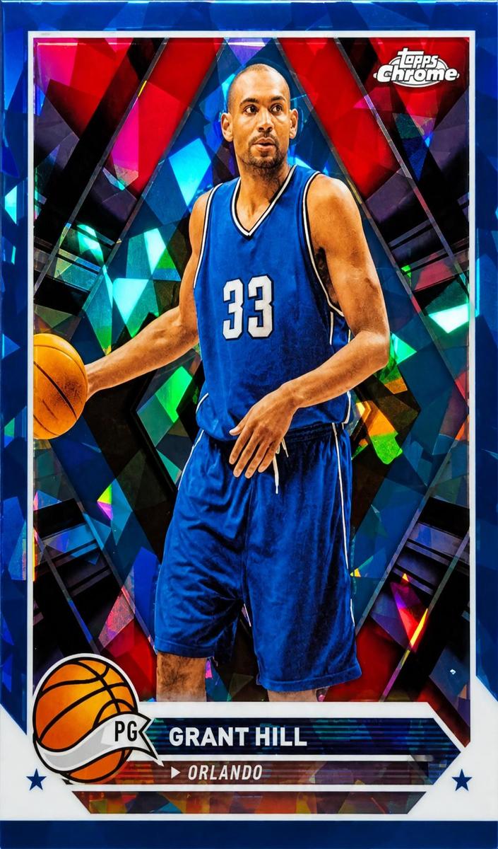 2023 Topps Chrome Sapphire Basketball Grant Hill #111