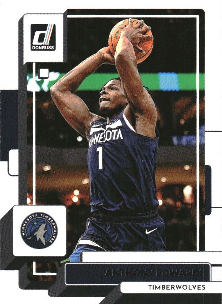 2022 Panini Donruss Basketball Anthony Edwards #96 PSA 9