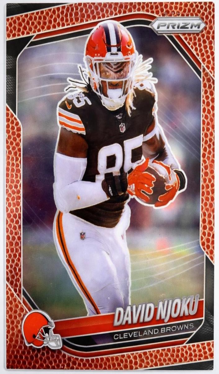 2025 Panini Prizm Football Pigskin David Njoku #155