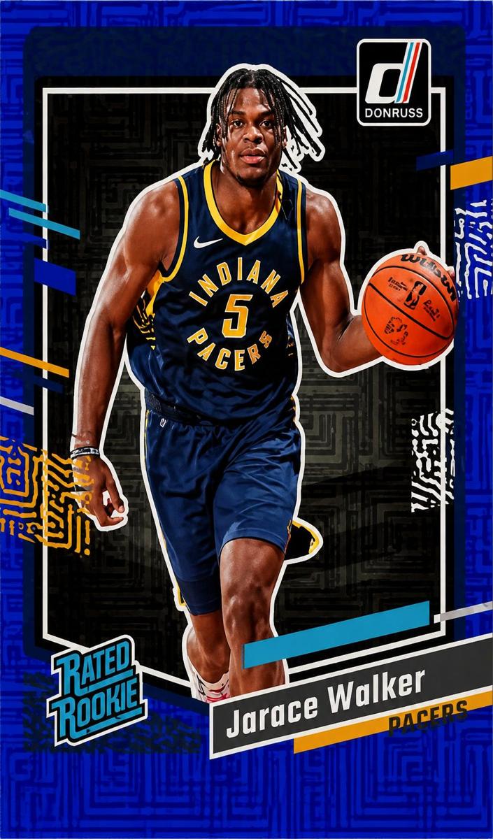 2023 Panini Donruss Basketball Choice Blue Jarace Walker #207 SGC 9