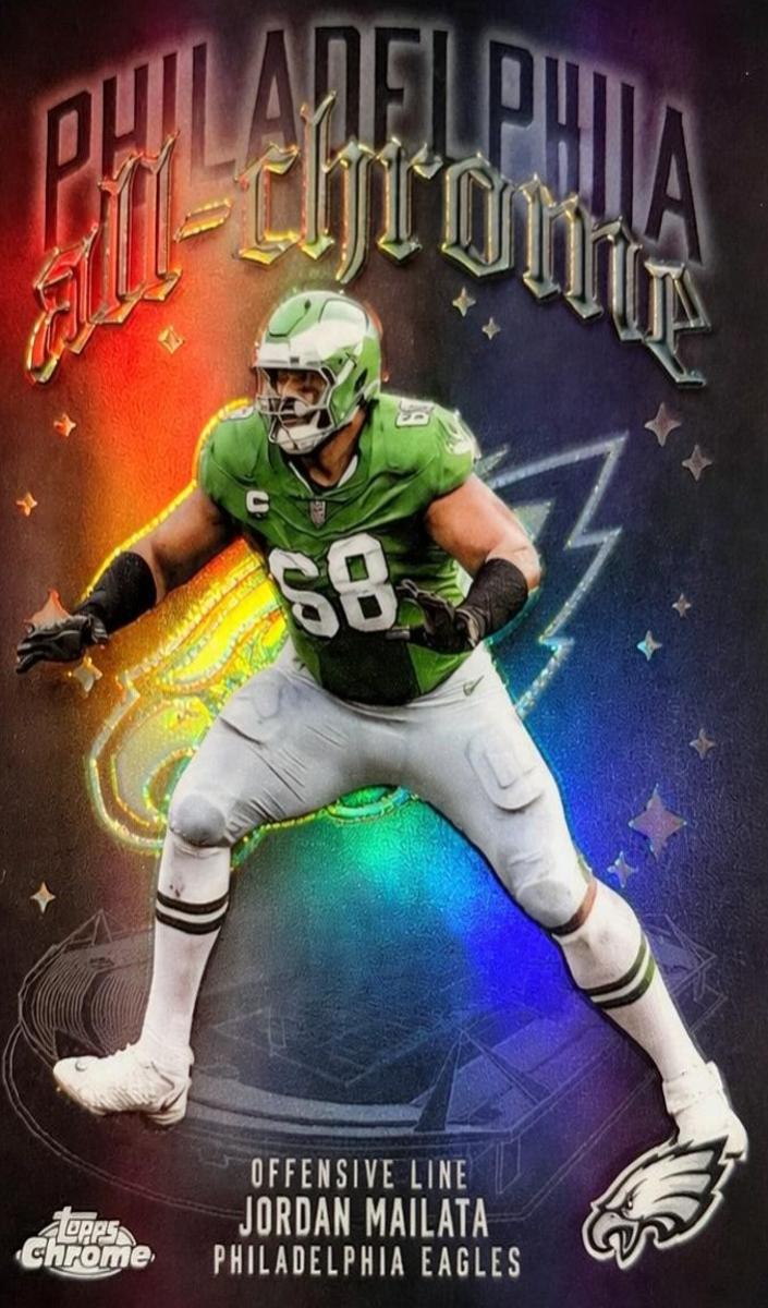 2025 Topps Chrome Football Refractor Jordan Mailata #ACT-12