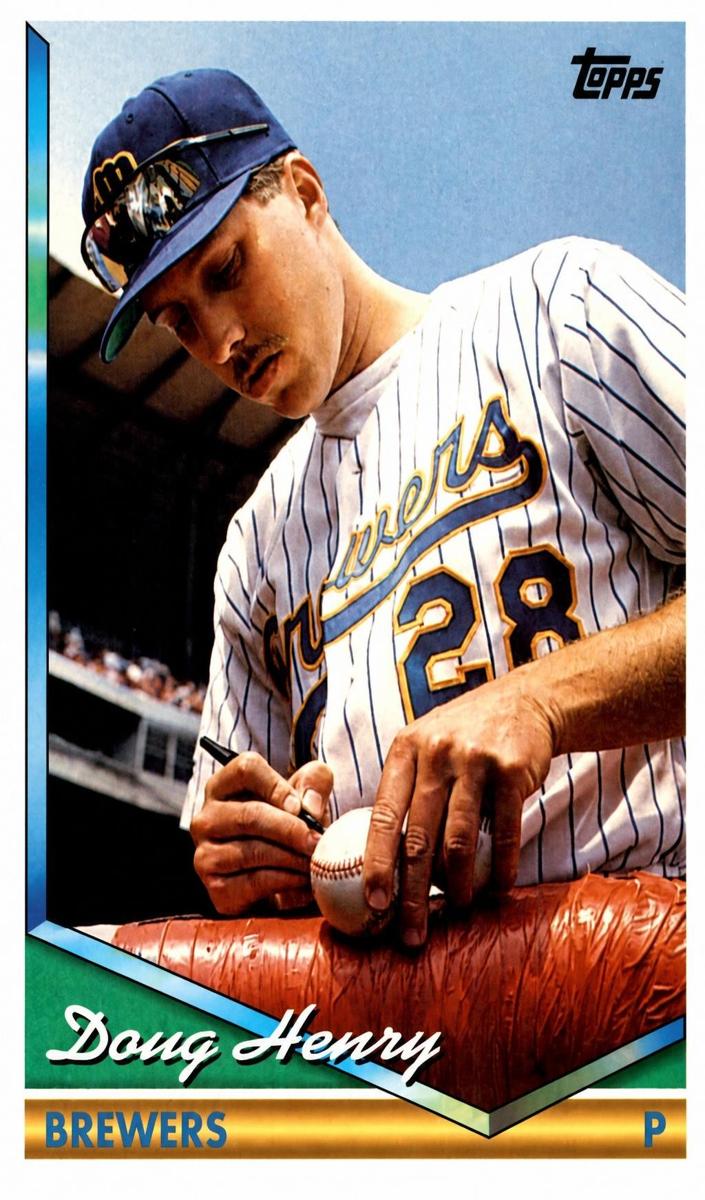 1994 Topps Baseball Spanish Doug Henry #16