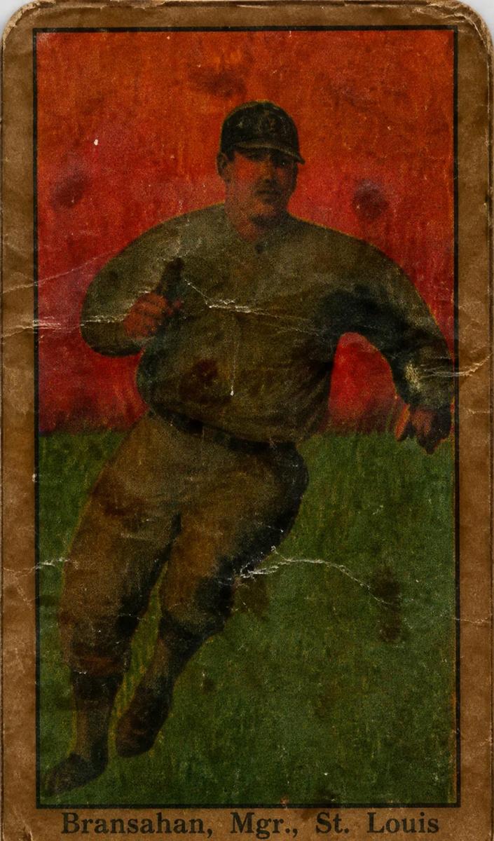 1909-11 American Caramel E90-1 Baseball Roger Bresnahan #13 PSA 1