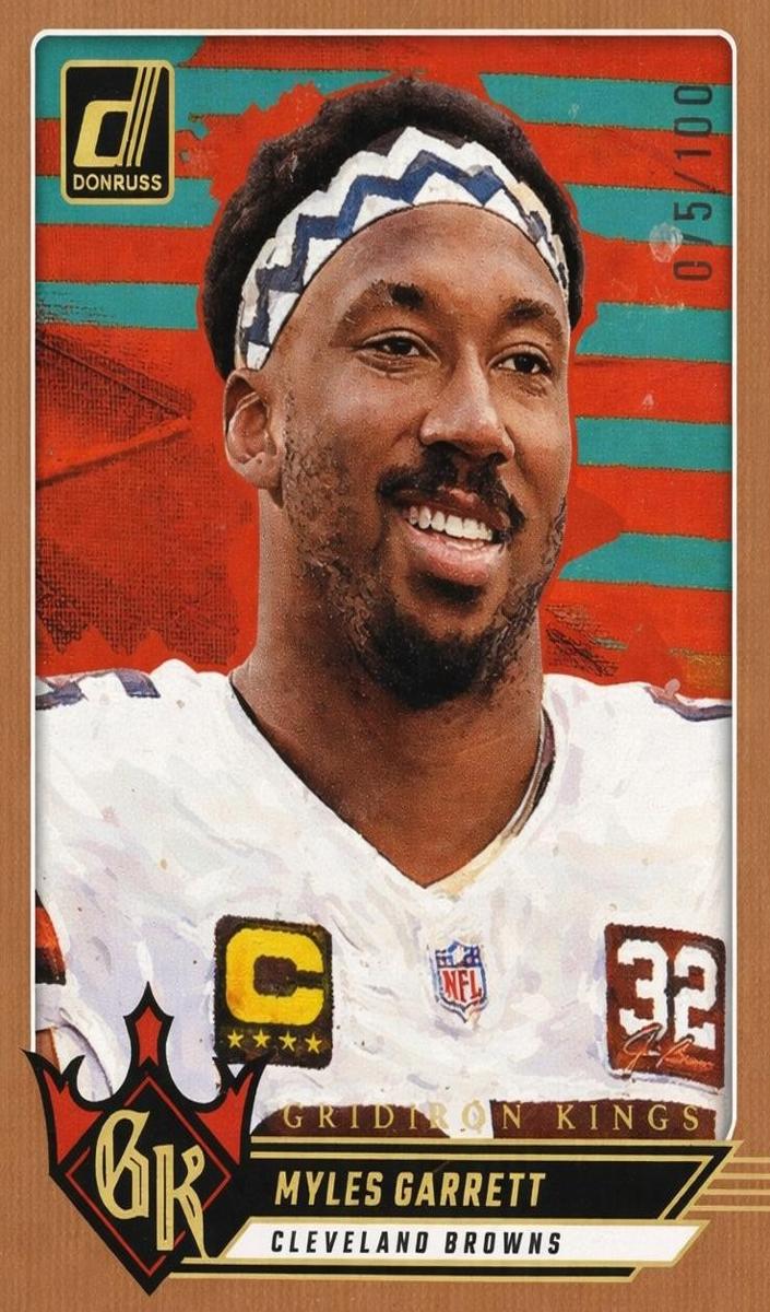 2024 Panini Donruss Football Studio Series Myles Garrett #15 PSA 8.5