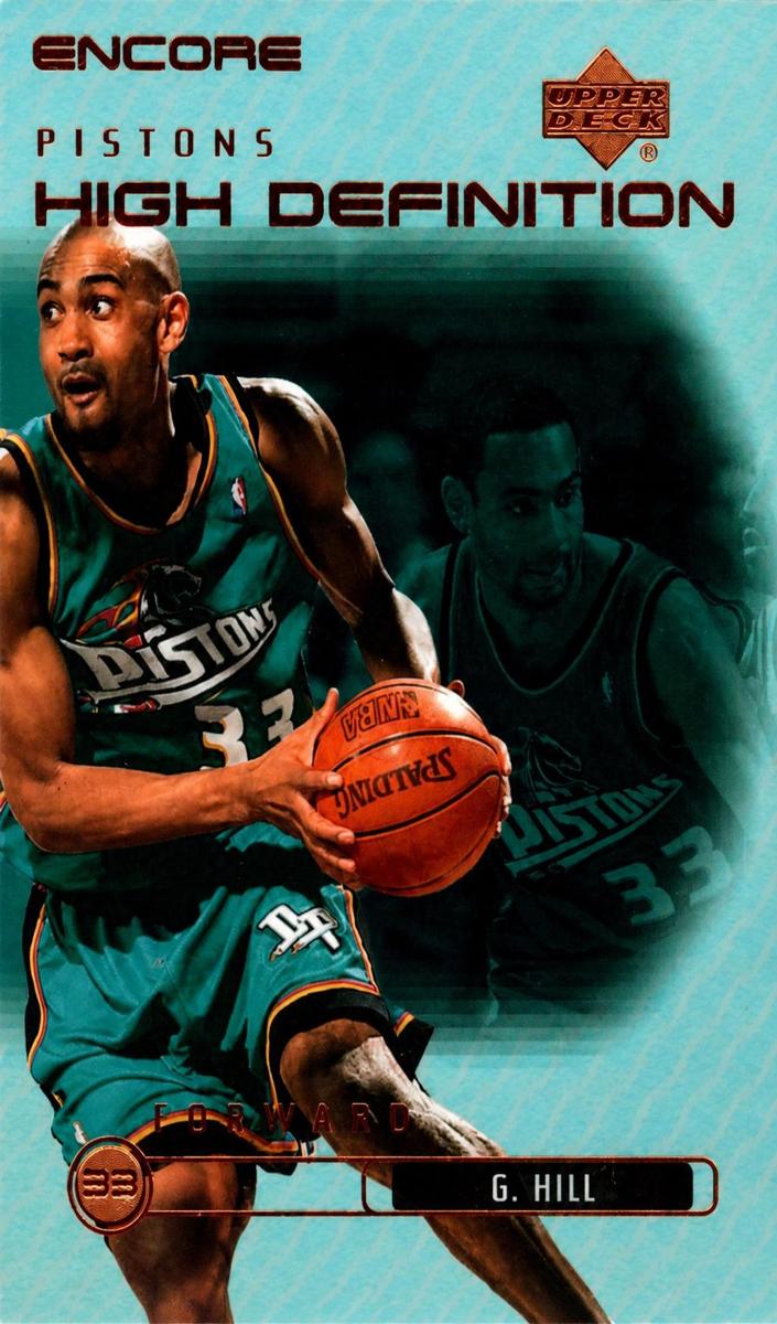1999 Upper Deck Encore Basketball Grant Hill #HD17