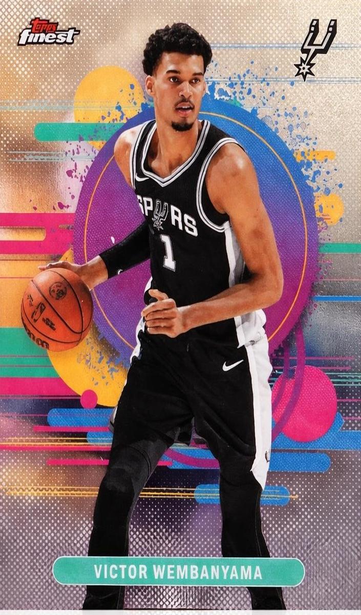 2025 Topps Finest Basketball Victor Wembanyama #179 RAW Ungraded