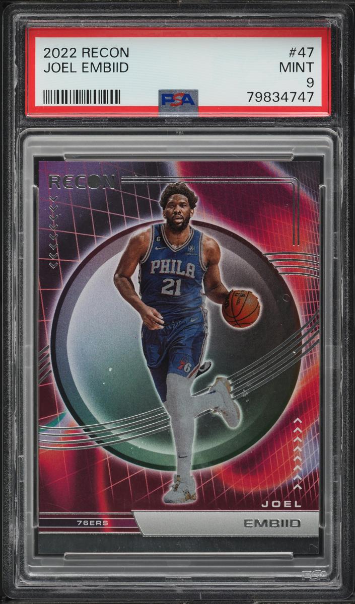 2022 Panini Recon Basketball Joel Embiid #47 PSA 9