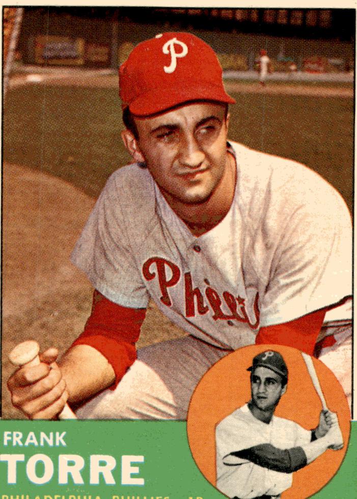 1963 Topps Baseball Frank Torre #161 PSA 7