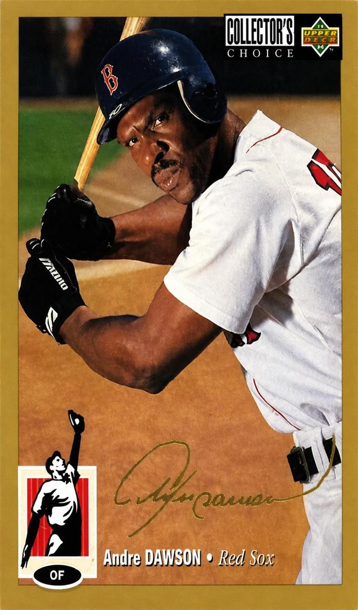 1994 Upper Deck Collector's Choice Baseball Gold Signature Andre Dawson #412