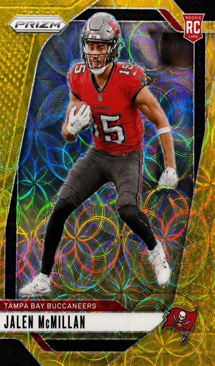 2024 Panini Prizm Football Choice Gold Jalen McMillan #338 SGC 10