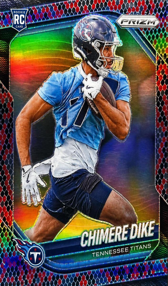 2025 Panini Prizm Football Snakeskin Chimere Dike #396