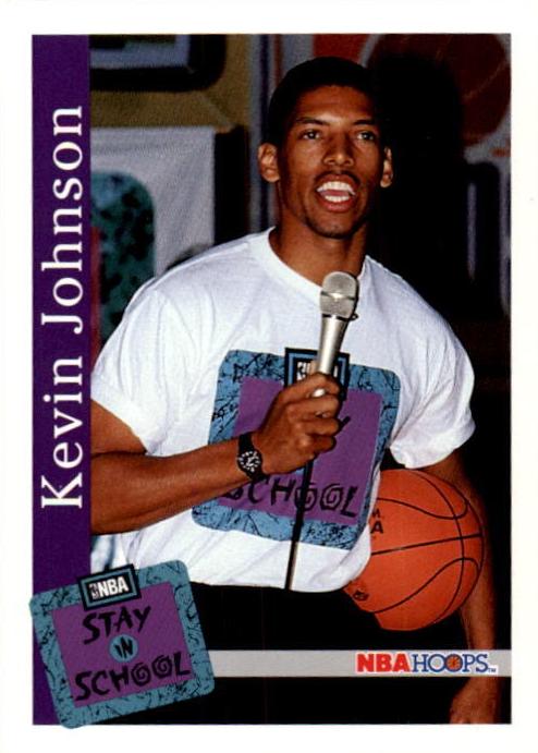 1992 Hoops Basketball Kevin Johnson #335